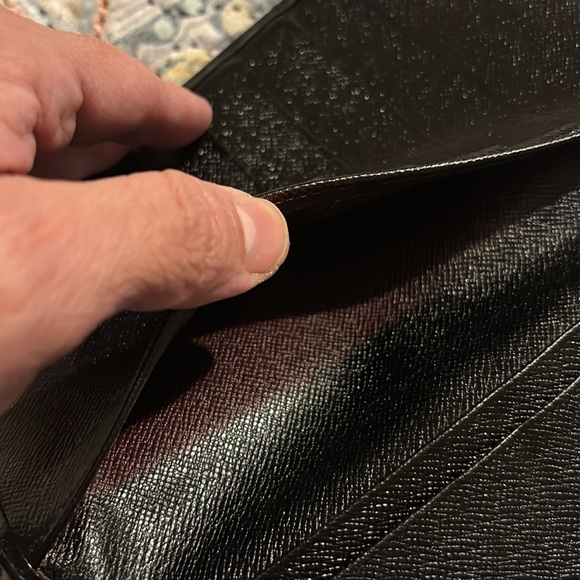 Vintage LV wallet/checkbook in used condition - Picture 4 of 10